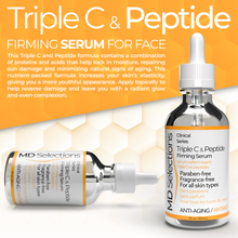 Load image into Gallery viewer, MD Selections Retinol Serum for Face, Hyaluronic Acid Serum for Face, Triple C Serum for Face Bundle, 3 Fl Oz (Pack of 3)
