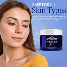 Load image into Gallery viewer, Dermapeutics Hyaluronic Lift Serum, Moisturizing Cream & and Mist Bundle for Face, 1 ounce serum, 2 ounce cream & 8 ounce Spray | Amino Acids Enhance Collagen and Elastin | For all Skin Types