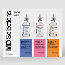 Load image into Gallery viewer, MD Selections Retinol Serum for Face, Hyaluronic Acid Serum for Face, Triple C Serum for Face Bundle, 3 Fl Oz (Pack of 3)