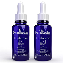Load image into Gallery viewer, Dermapeutics Hyaluronic Acid Serum for Face, 1+1 Fl Oz (Pack of 2)
