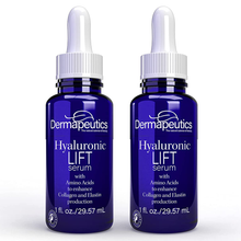 Load image into Gallery viewer, Dermapeutics Hyaluronic Acid Serum for Face, 1+1 Fl Oz (Pack of 2)