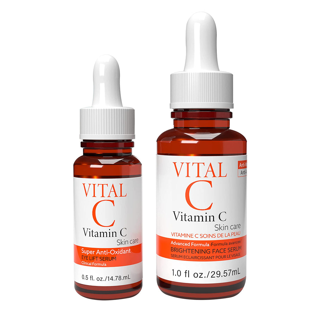 Vital C Advanced Face Serum & Eye Lift Serum Kit