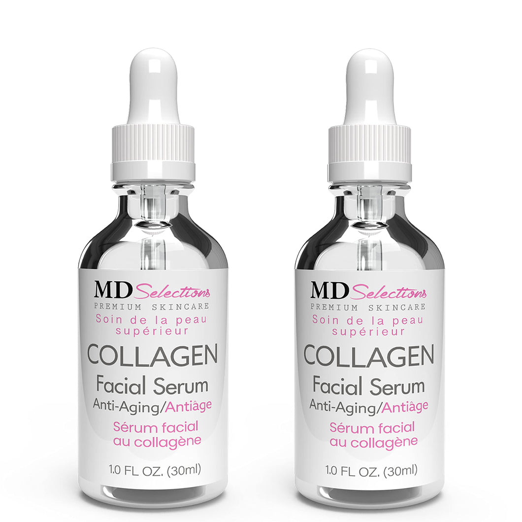 MD Selections Collagen Face Serum, 2-Pack