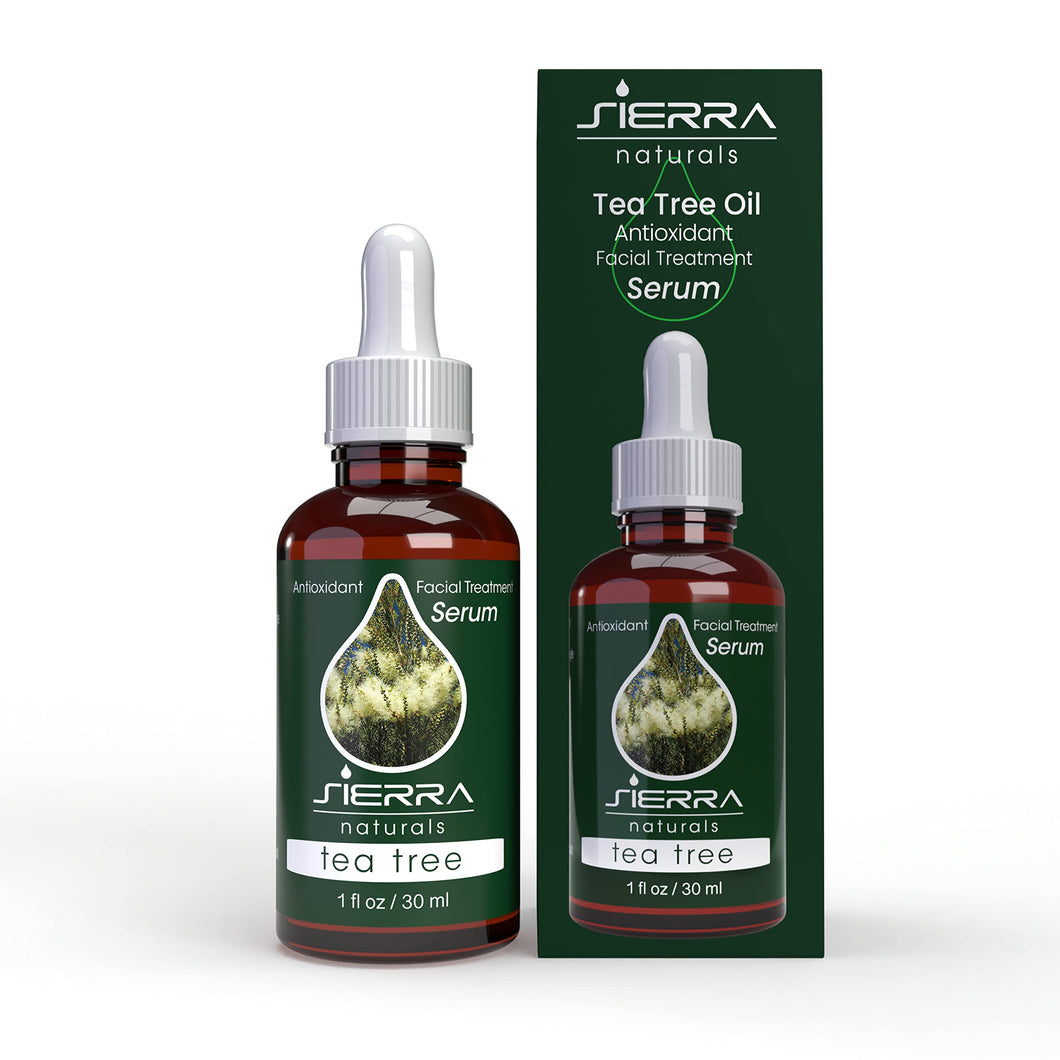 Sierra Naturals Tea Tree Oil Serum for Face, 1 oz