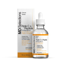 Load image into Gallery viewer, MD Selections Triple C & Peptide Firming Serum for Face, 1 oz