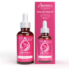 Load image into Gallery viewer, Sierra Naturals Rose Hip Seed Oil Serum Natural Moisturizer Vitamins C &amp; A, Omega 6, 1 oz

