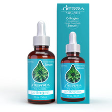 Load image into Gallery viewer, Sierra Naturals Collagen Facial Treatment Serum Firming with Peptides Green Tea and Aloe, 1 oz