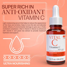 Load image into Gallery viewer, Vital-C Vitamin C Serum for Face, 1 oz