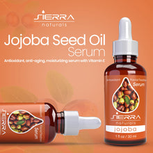 Load image into Gallery viewer, Sierra Naturals Jojoba Oil Face Treatment Serum