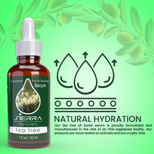 Load image into Gallery viewer, Sierra Naturals Tea Tree Oil Serum for Face, 1 oz