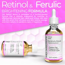Load image into Gallery viewer, MD Selections Retinol Serum for Face, Hyaluronic Acid Serum for Face, Triple C Serum for Face Bundle, 3 Fl Oz (Pack of 3)