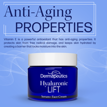 Load image into Gallery viewer, Dermapeutics Hyaluronic Lift Serum & Moisturizing Cream Kit for Face, 1 ounce serum, 2 ounce cream