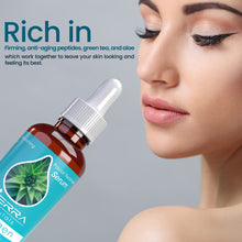 Load image into Gallery viewer, Sierra Naturals Collagen Facial Treatment Serum Firming with Peptides Green Tea and Aloe, 1 oz