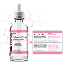 Load image into Gallery viewer, MD Selections Vitamin C/Retinol & Ferulic Serum Set for Face | Day & Night Serum, 2 oz