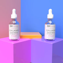 Load image into Gallery viewer, MD Selections Collagen Facial Treatment Serum Firming with Peptides &amp; Green Tea 1oz
