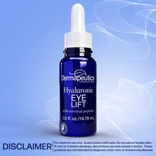 Load image into Gallery viewer, Dermapeutics Hyaluronic Acid Serum for Eyes, 0.5+0.5 Fl Oz (Pack of 2)
