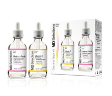 Load image into Gallery viewer, MD Selections Vitamin C/Retinol & Ferulic Serum Set for Face | Day & Night Serum, 2 oz