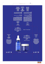 Load image into Gallery viewer, Dermapeutics Hyaluronic Lift Serum & Moisturizing Cream Kit for Face, 1 ounce serum, 2 ounce cream