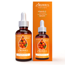 Load image into Gallery viewer, Sierra Naturals Vitamin C Antioxidant Face Serum Skin Brightening &amp; Firming Collagen Boosting, 1 oz
